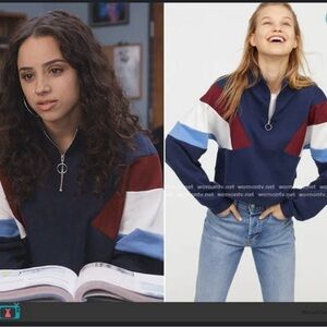 Divided by H & M color block sweatshirt